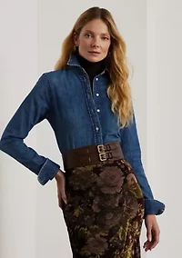 Women's Classic Fit Denim Shirt