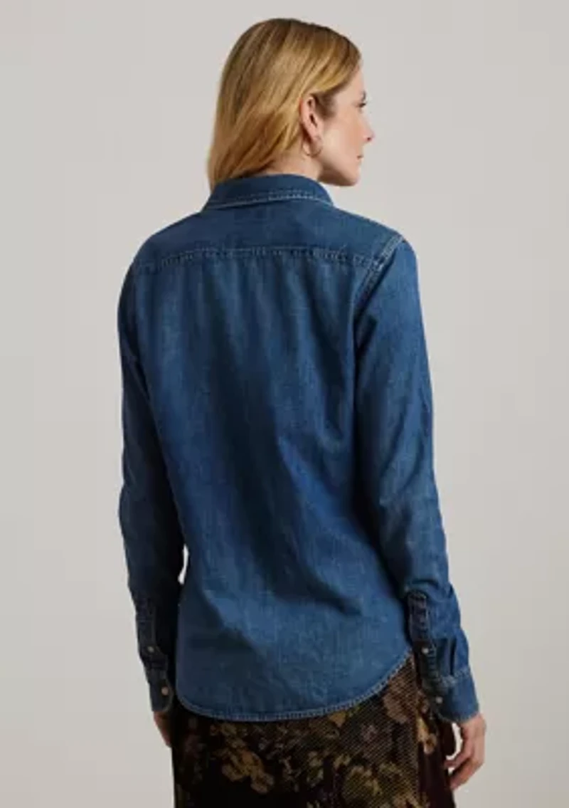 Women's Classic Fit Denim Shirt