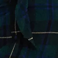 Women's Plaid Ruffle-Trim Georgette Tiered Dress