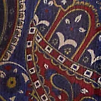 Women's Classic Fit Print Chiffon Tie-Neck Shirt