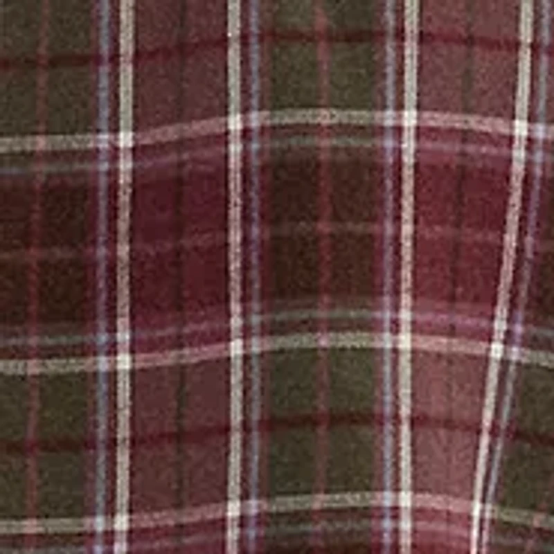 Women's Checked Plaid Belted Cotton Shirtdress