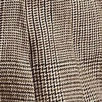 Glen Check Pleated Linen Twill Shorts