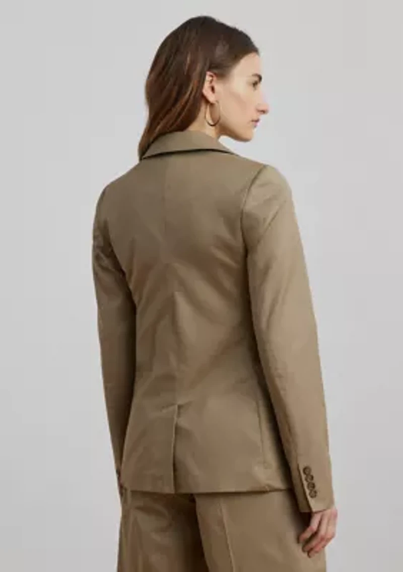 Women's Cotton Twill Blazer
