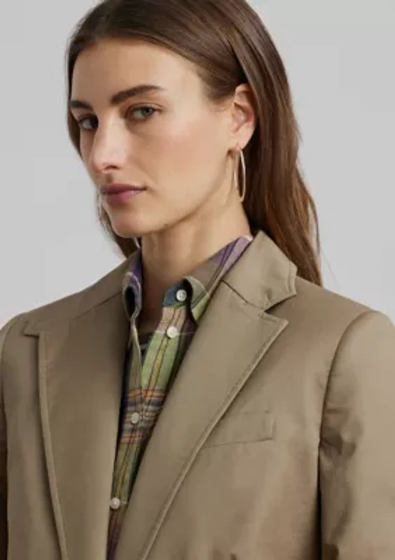Women's Cotton Twill Blazer