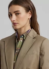 Women's Cotton Twill Blazer