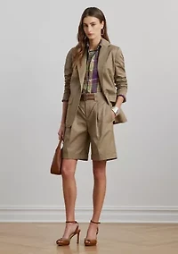Women's Cotton Twill Blazer