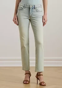 Women's Mid-Rise Straight Ankle Jeans