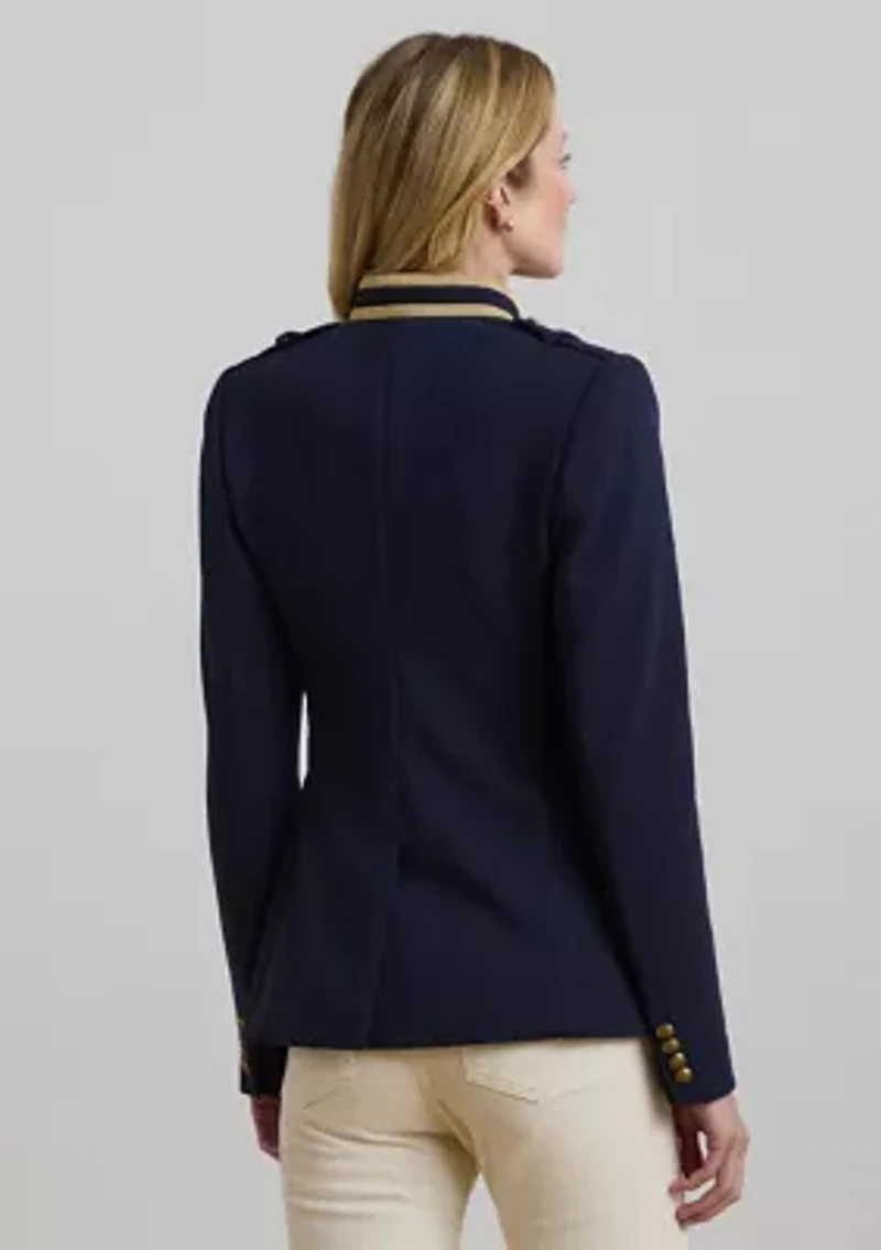 Women's Metallic-Trim Twill Jacket
