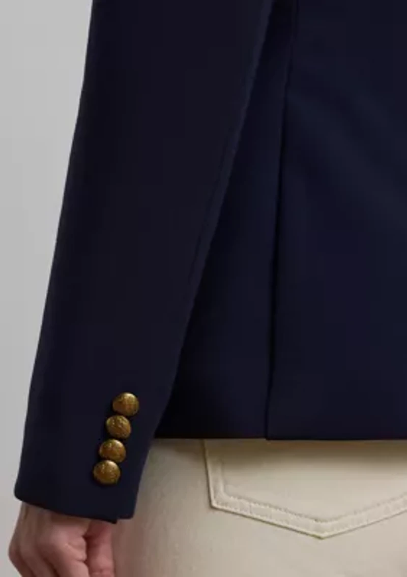 Women's Metallic-Trim Twill Jacket