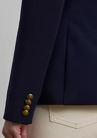 Women's Metallic-Trim Twill Jacket