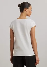 Embroidered Cotton Jersey T-Shirt