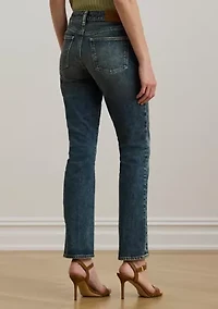 Women's Mid-Rise Straight Ankle Jeans