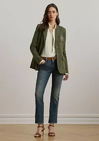 Women's Mid-Rise Straight Ankle Jeans