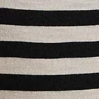 Striped Cotton Jersey Puff Sleeve T-Shirt