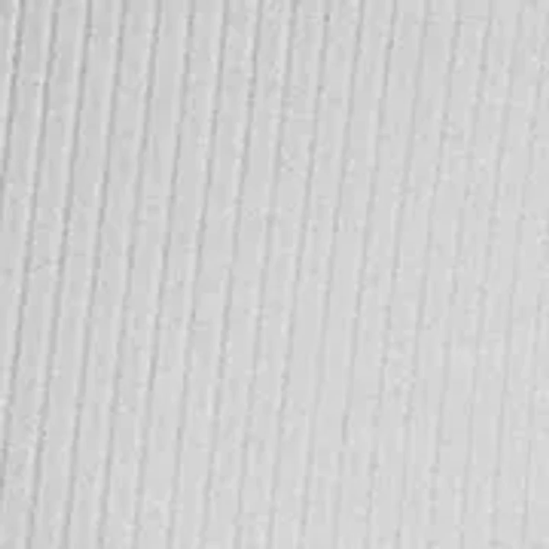 Rib Knit Cotton Blend Elbow Sleeve T-Shirt