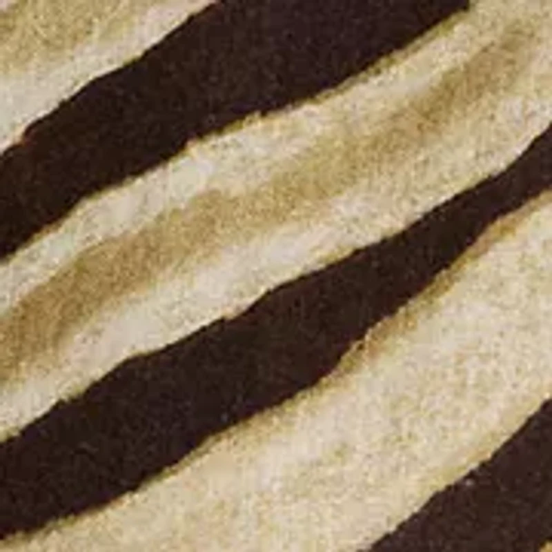 Women's Relaxed Fit Zebra-Print Linen Shirt