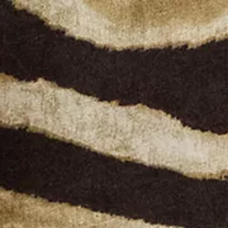 Women's Zebra-Print Linen Wide-Leg Pants