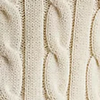Women's Cable-Knit Cotton Cricket Sweater Vest