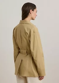 Women's Double Faced Stretch Cotton Field Jacket