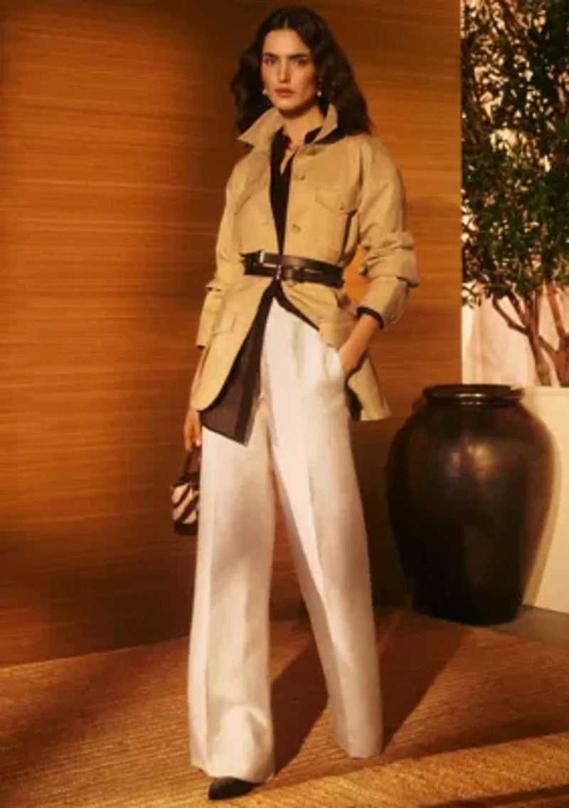 Women's Double Faced Stretch Cotton Field Jacket