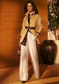 Women's Double Faced Stretch Cotton Field Jacket