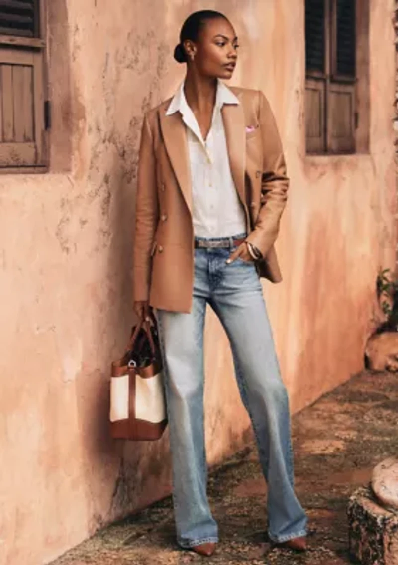 Women's High-Rise Wide-Leg Jeans