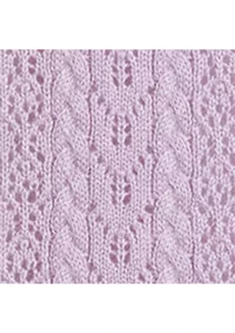 Women's Pointelle-Knit Cotton-Blend Sweater