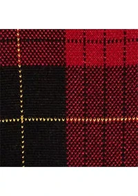 Women's Plaid Cotton-Blend Sweater