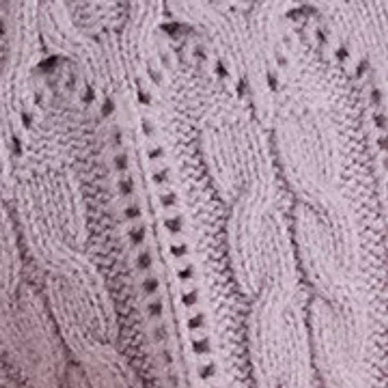 Women's Pointelle Wool-Blend V-Neck Cardigan