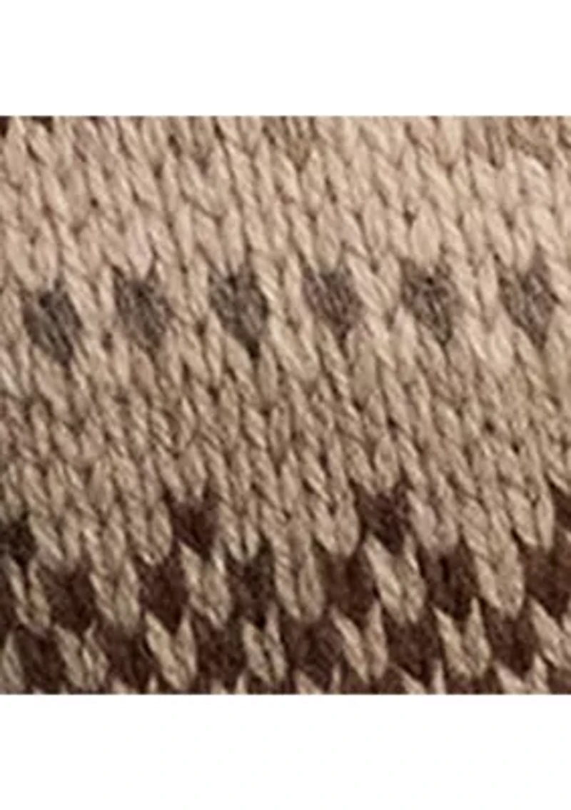 Women's Fair Isle Belted Wool-Blend Cardigan