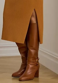 Rib-Knit Pencil Midi Skirt