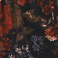 Floral Crinkle Georgette Tiered Dress