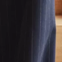Double-Breasted Pinstripe Twill Blazer