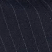 Double-Breasted Pinstripe Twill Blazer