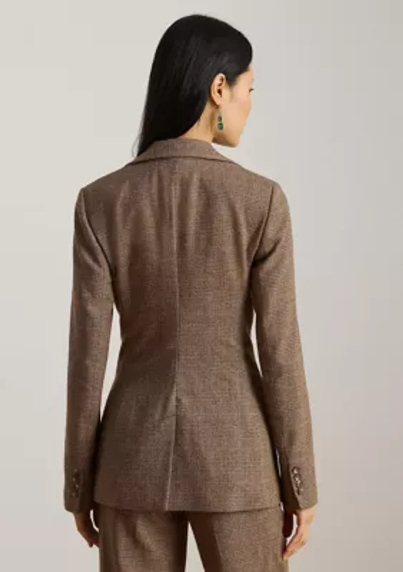 Women's Glen Plaid Cotton-Blend Blazer