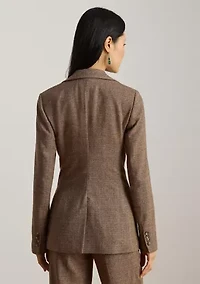 Women's Glen Plaid Cotton-Blend Blazer