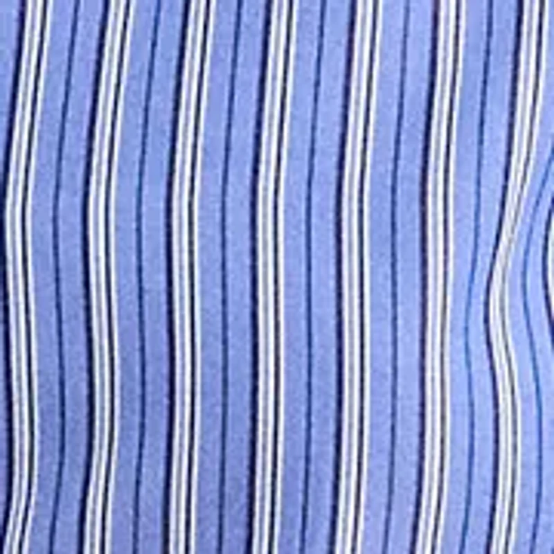 Classic Fit Striped Tie-Neck Shirt