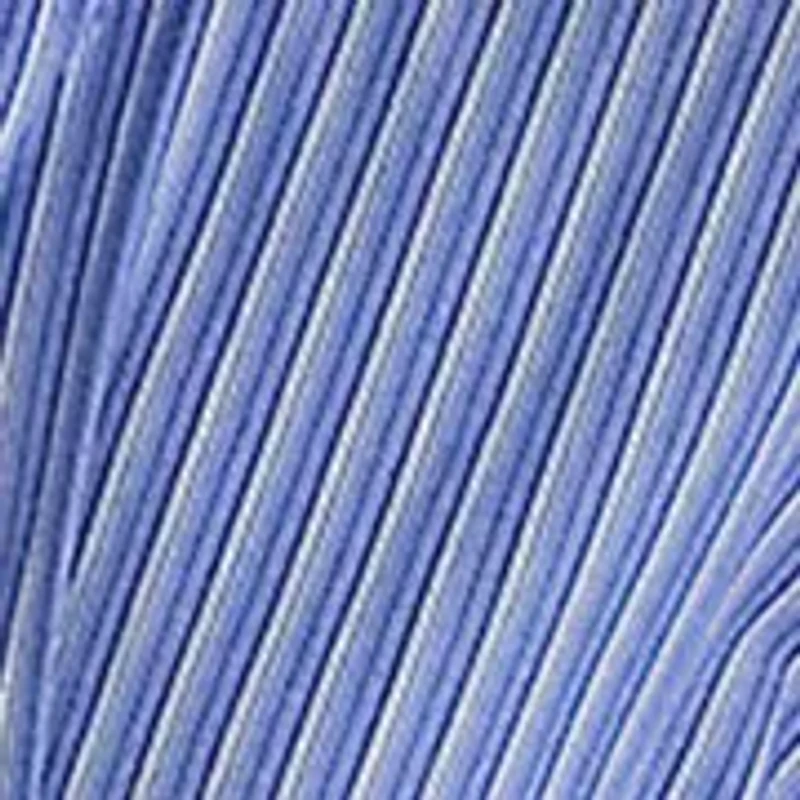 Striped Belted Broadcloth Shirtdress