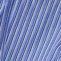 Striped Belted Broadcloth Shirtdress