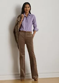 Women's Classic Fit Striped Broadcloth Shirt