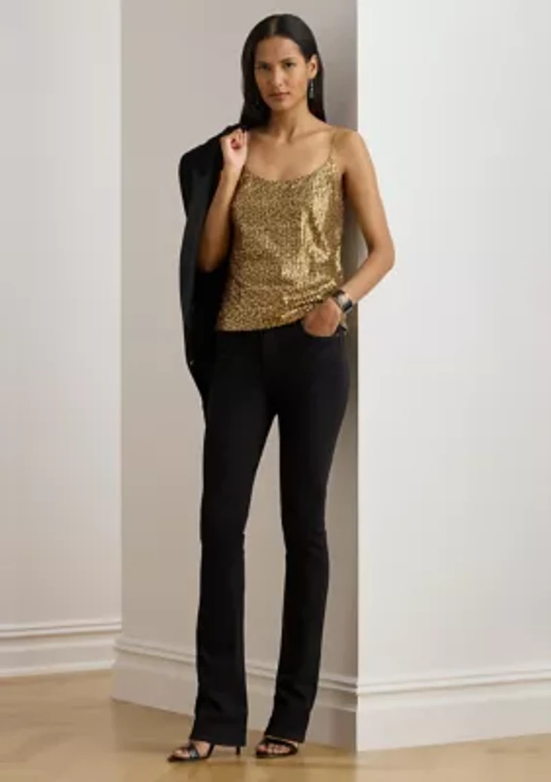 Women's Sequined Mesh Camisole