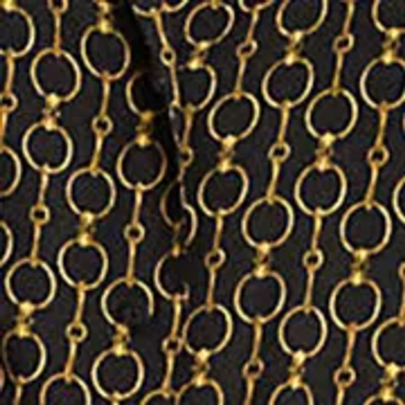 Women's Chain-Print Crepe Shirtdress