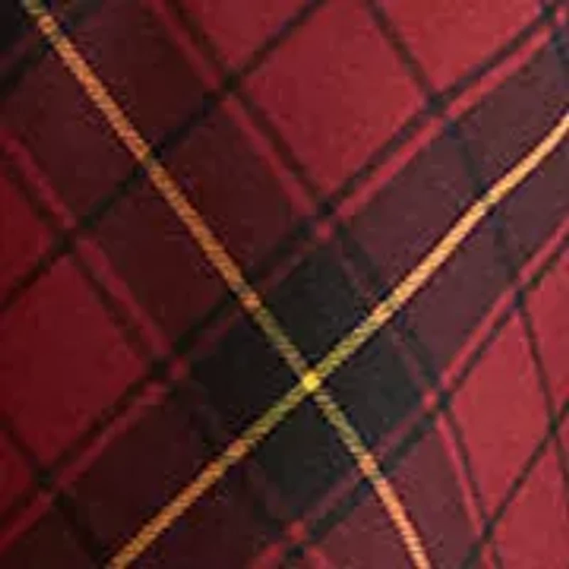 Women's Plaid Satin Sleeveless Cocktail Dress