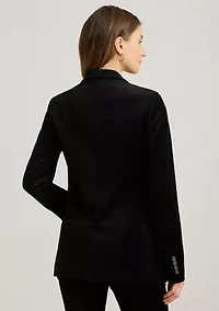 Women's Stretch Velvet Blazer