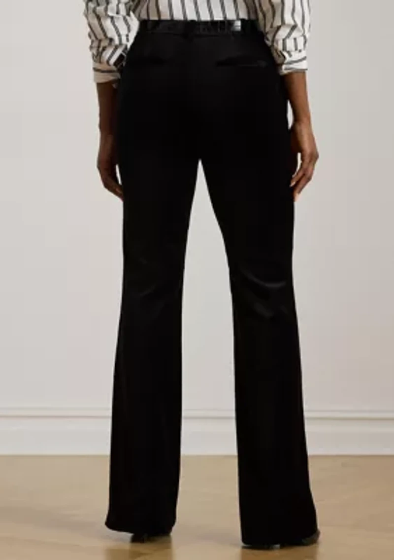 Velvet High-Rise Flare Pants