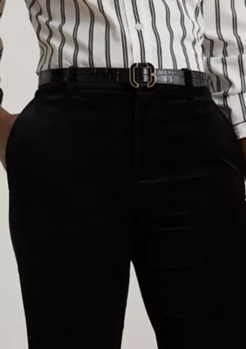 Velvet High-Rise Flare Pants