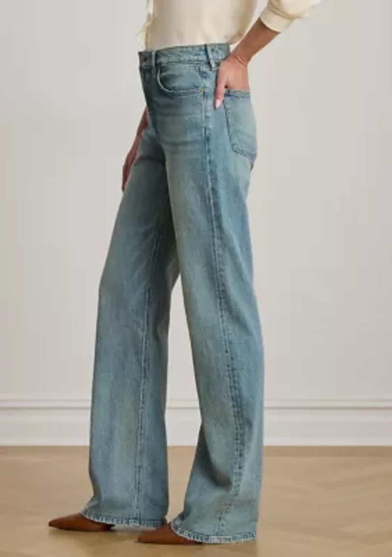 Women's High-Rise Wide-Leg Jeans