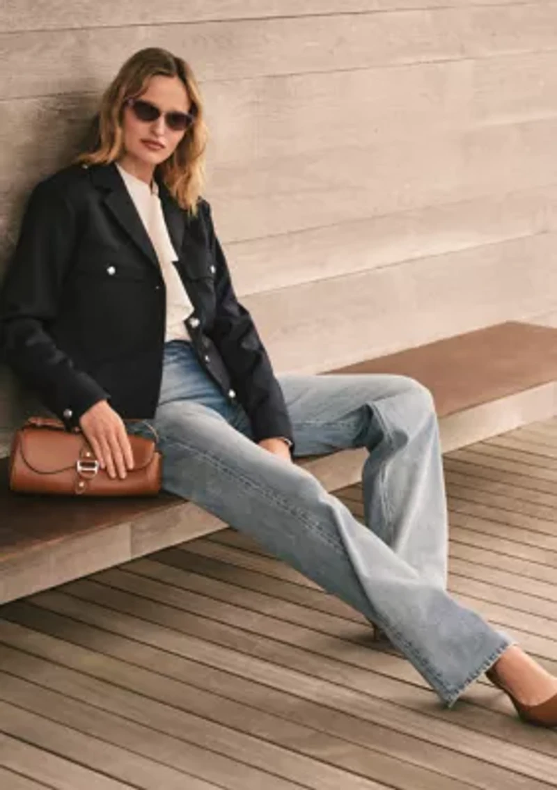 Women's High-Rise Wide-Leg Jeans