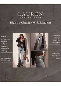 Women's High-Rise Wide-Leg Jeans