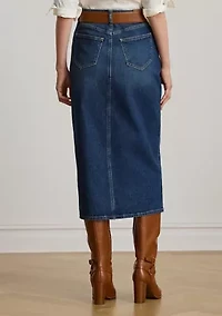 Denim Midi Skirt